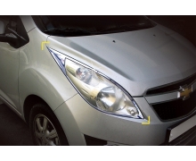 Viền đèn pha Chevrolet Spark_Phim cách nhiệt ô tô, dán kính xe hơi otohd.com
