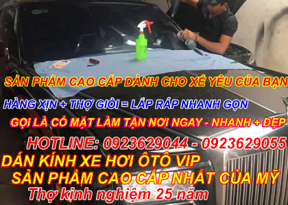 phim | kính | kiếng xe hơi ô tô Binh Tan cao cấp giá rẻ